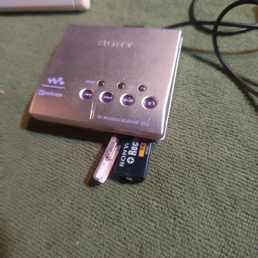 MDプレイヤー SONY MZ-E810SP スピーカー等セット