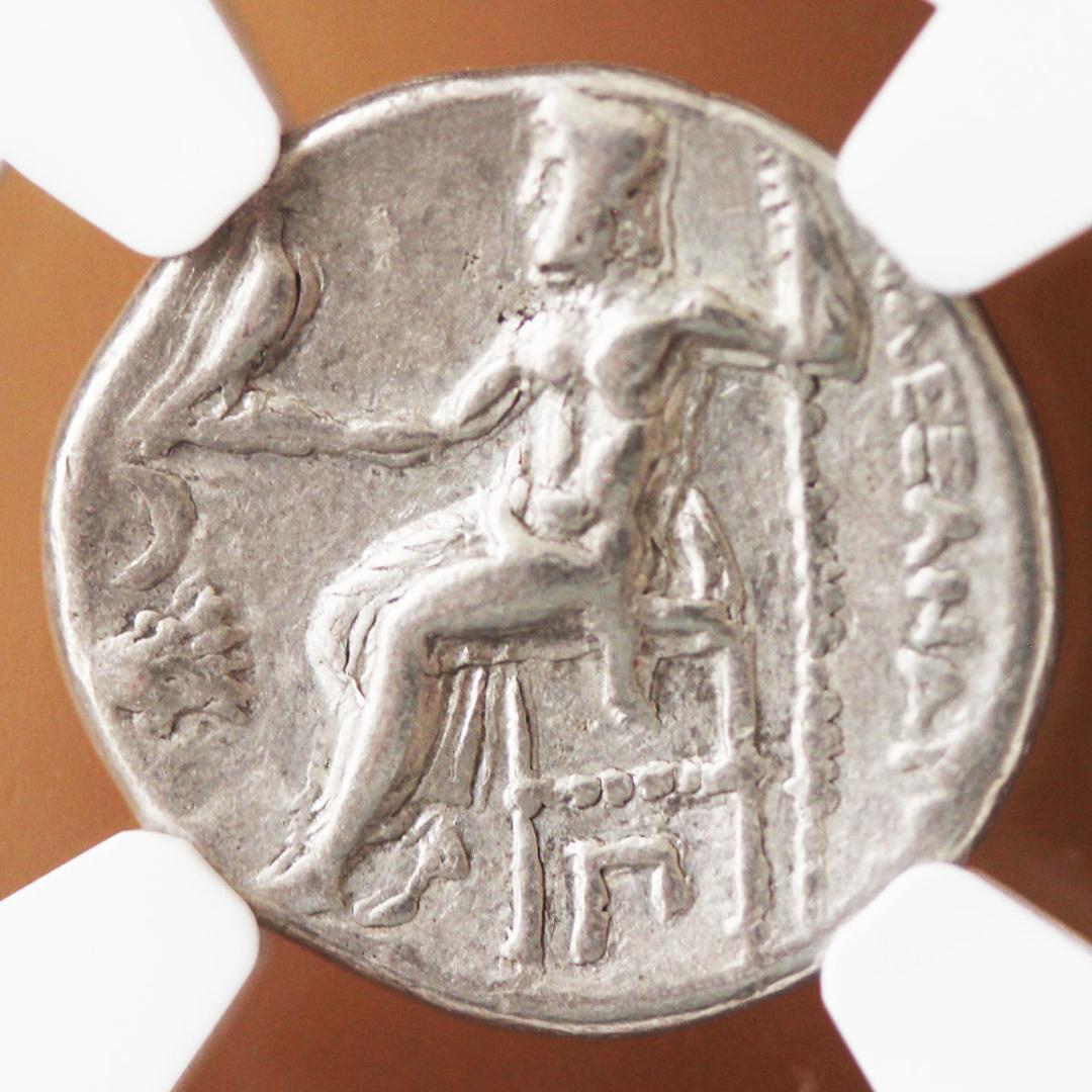 アレクサンドロス3世【VF】 トラキア王国 アレキサンダー大王 ドラクマ