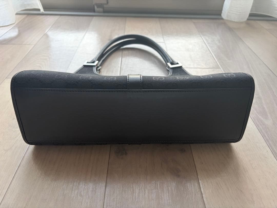 GUCCI グッチ　ショルダーバッグ　ジャッキー　ブラック　GG柄