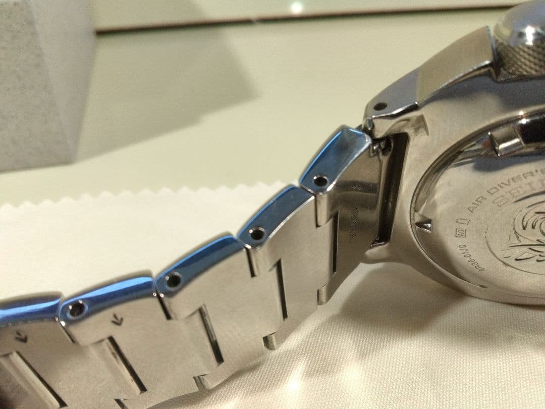 ち*ー様 美品 セイコーダイバー オレンジモンスター　シャークトゥース 1部難あ