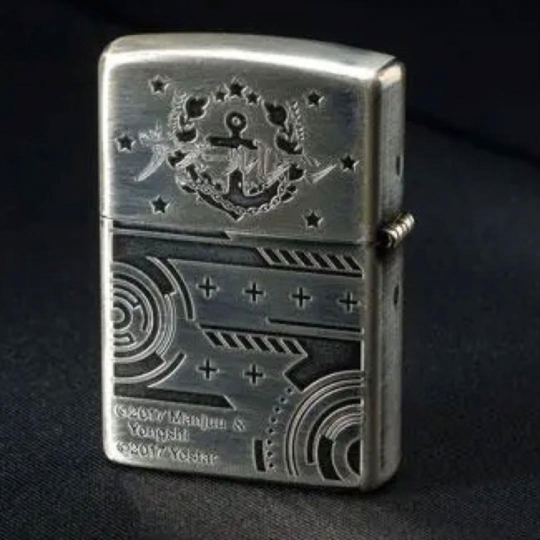 #8910【未使用】アズールレーン 半立体メタルZIPPO「ロイヤル」