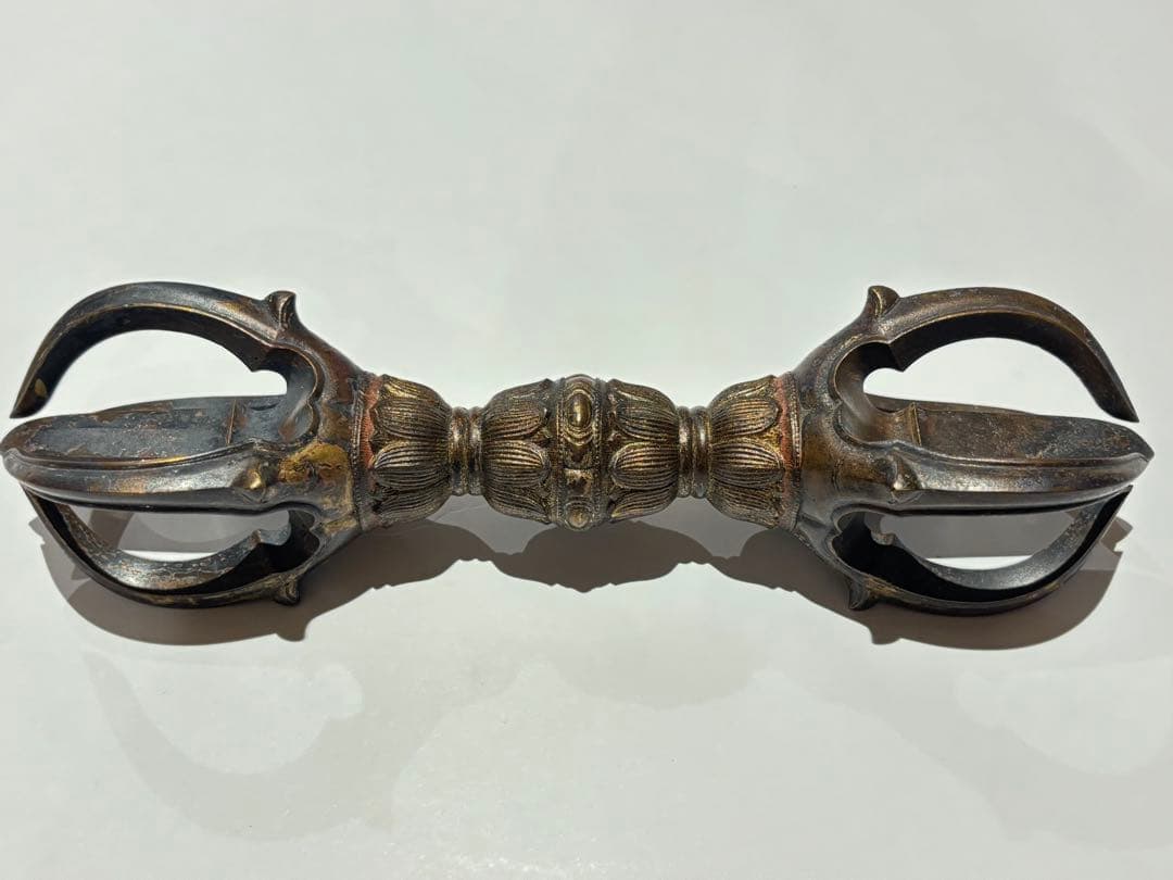 時代物「金銅五鈷杵」鎌倉時代作 一口|金剛杵 真言宗 高野山 仏具 仏教美術