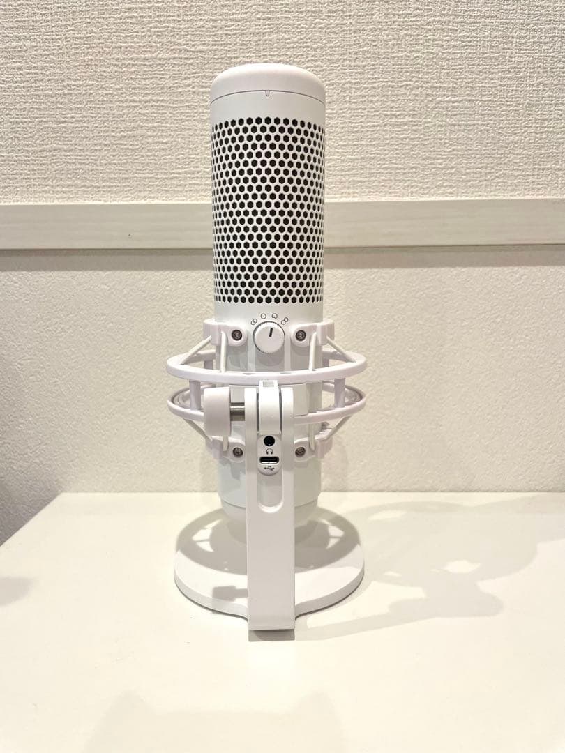 HyperX QuadCast S ホワイト スタンドマイク