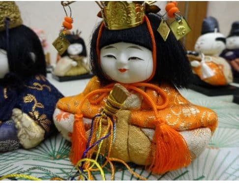 雛人形 木目込み 花雛 豆雛 まめ雛 雛人形 三月節句 時代物 骨董品