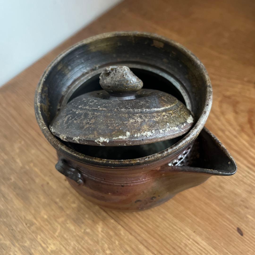 香山】備前焼 宝瓶 煎茶 ビンテージ