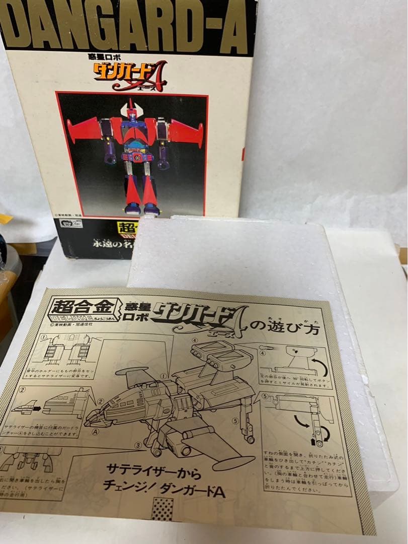 ⚠️レア　新品未使用　惑星ロボ　ダンガードA 超合金　永遠の名作　当時物