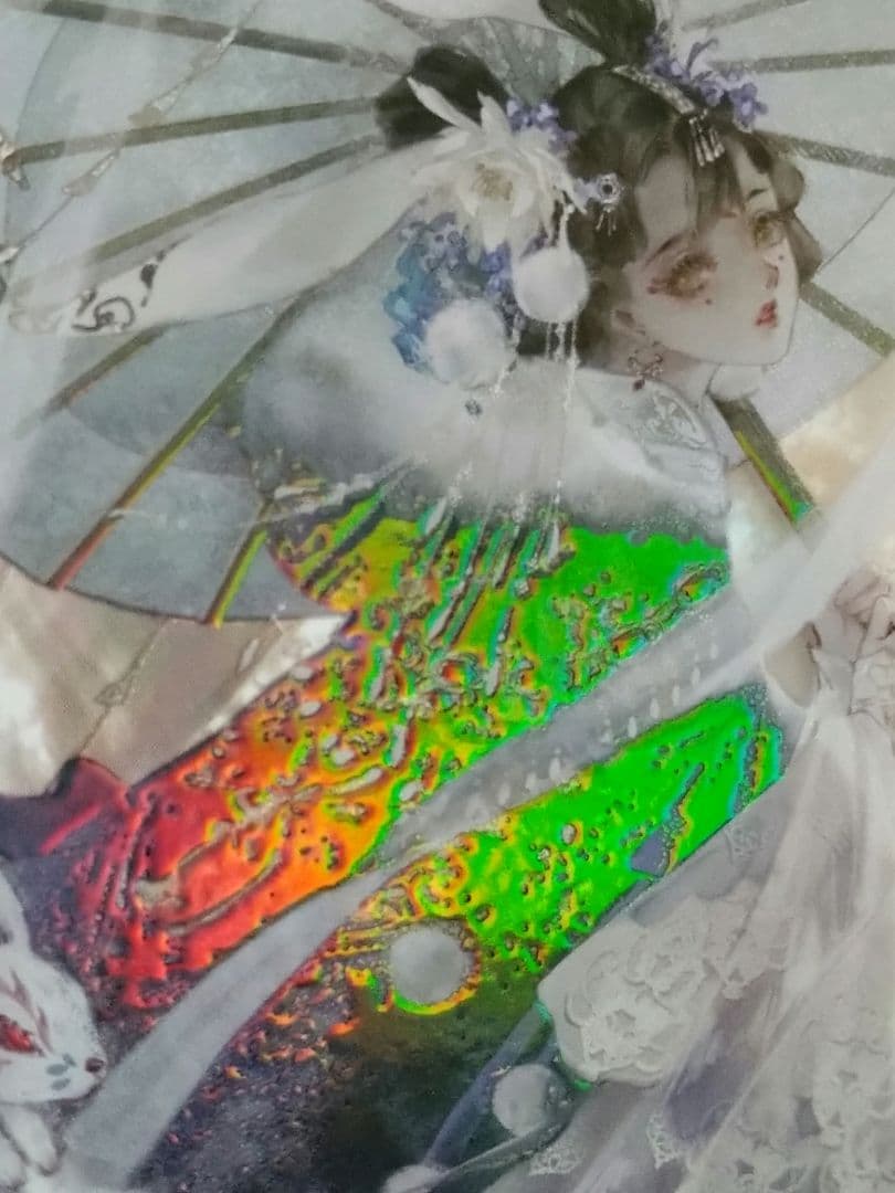 ✩のこり１✩J414＃瓷美人(霓虹光)玉玉卿切り売り海外人物マステ女の子