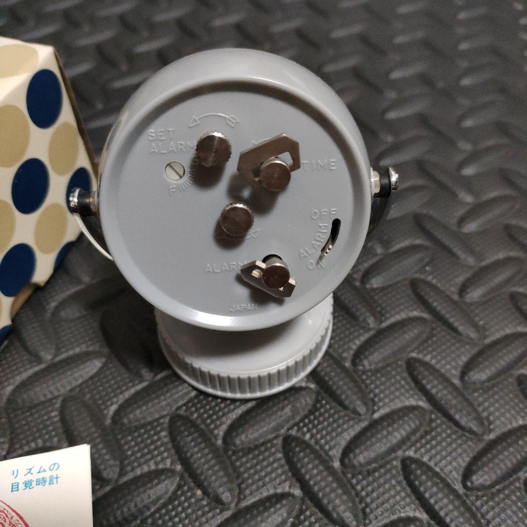 当時物 ゼンマイ 手巻き Rhythm アラームクロック 昭和レトロ