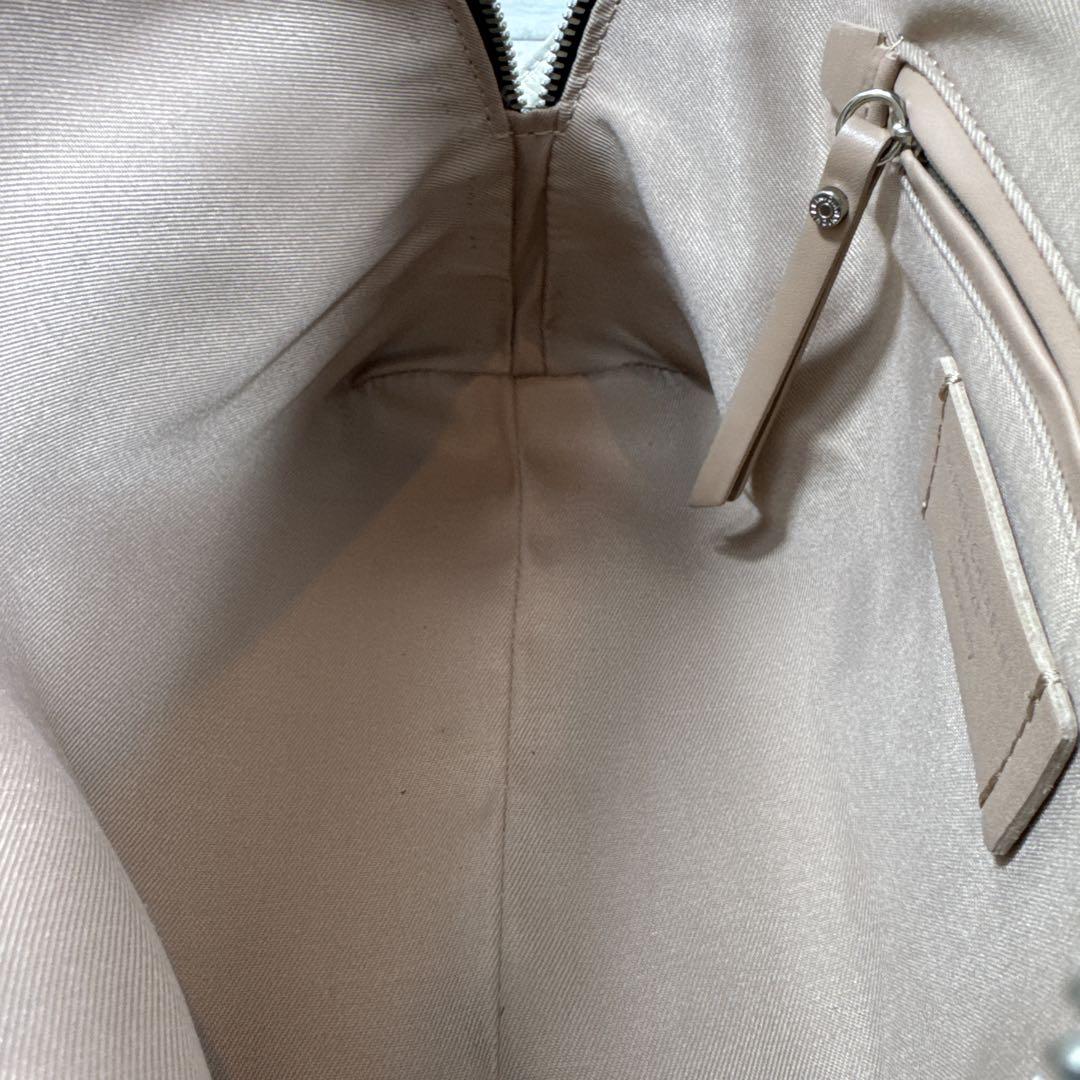 GIANNI CHIARINI アリファ M ショルダーバッグ ホワイト レザー