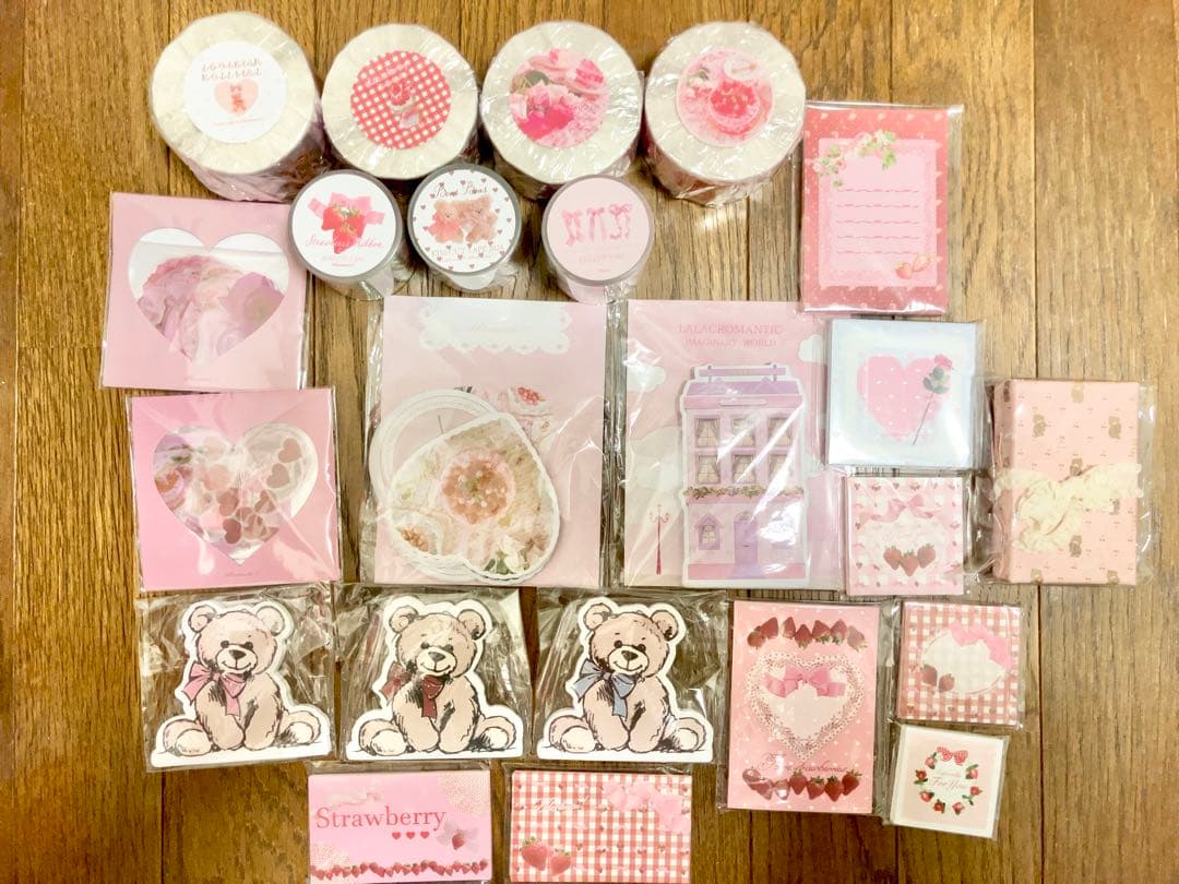 週末限定値下げaromantic様 新作 ロールシールPETテープ メモ カード