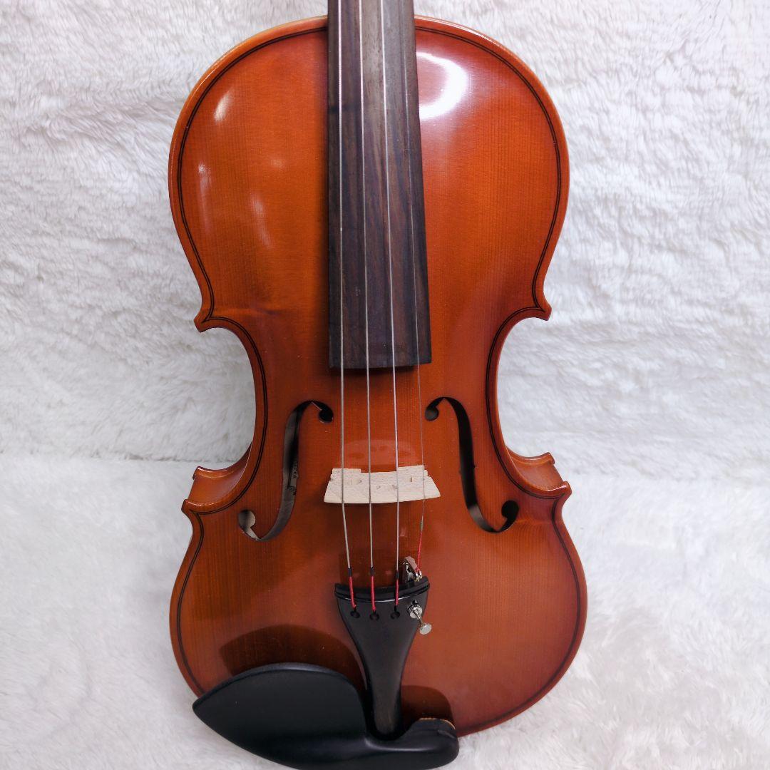 【極美品】河合音楽 KAWAI バイオリン 初心者 練習 弓付　4/4