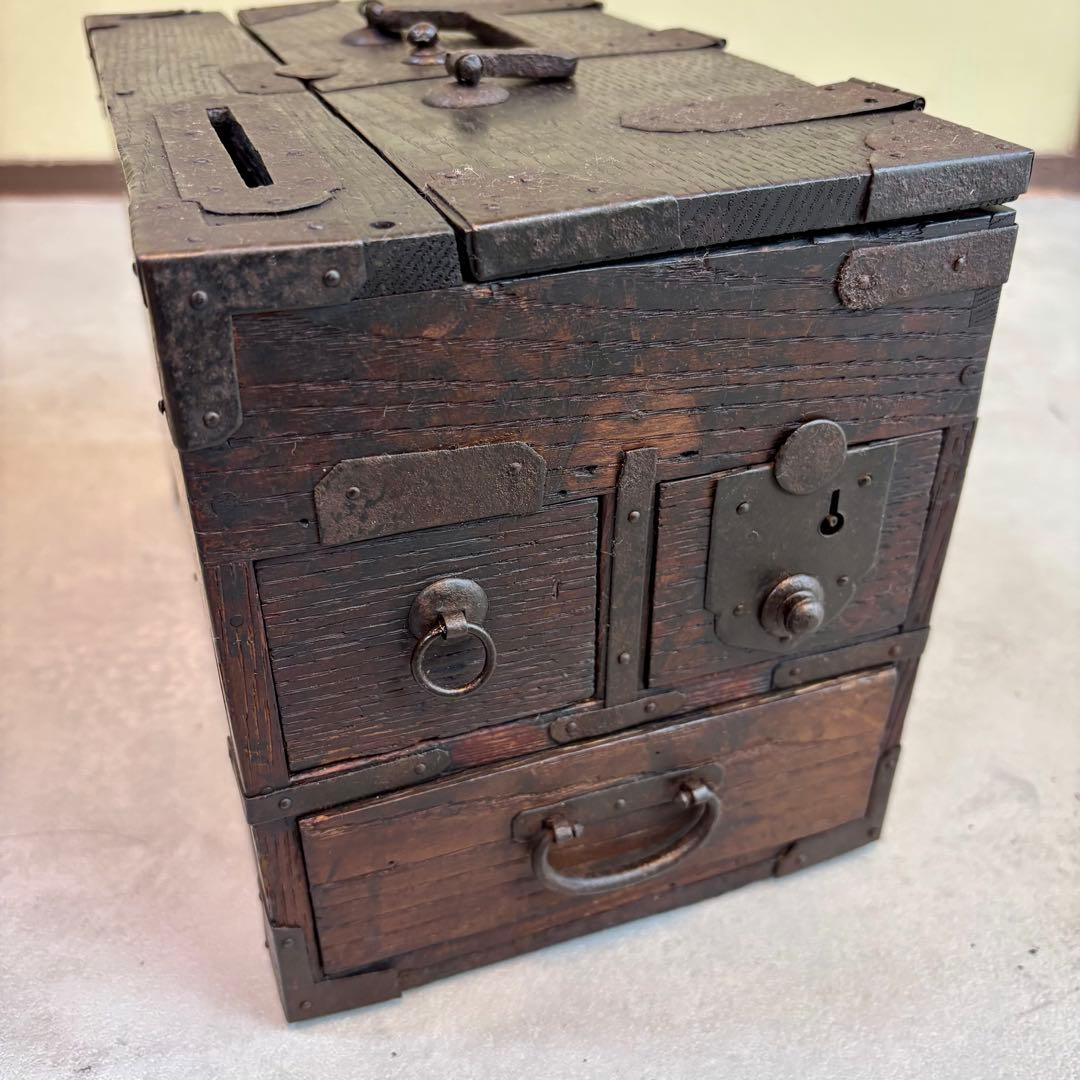 時代物 帳場箪笥 硯箱 道具箱 古道具 小引き出し アン - メルカリ