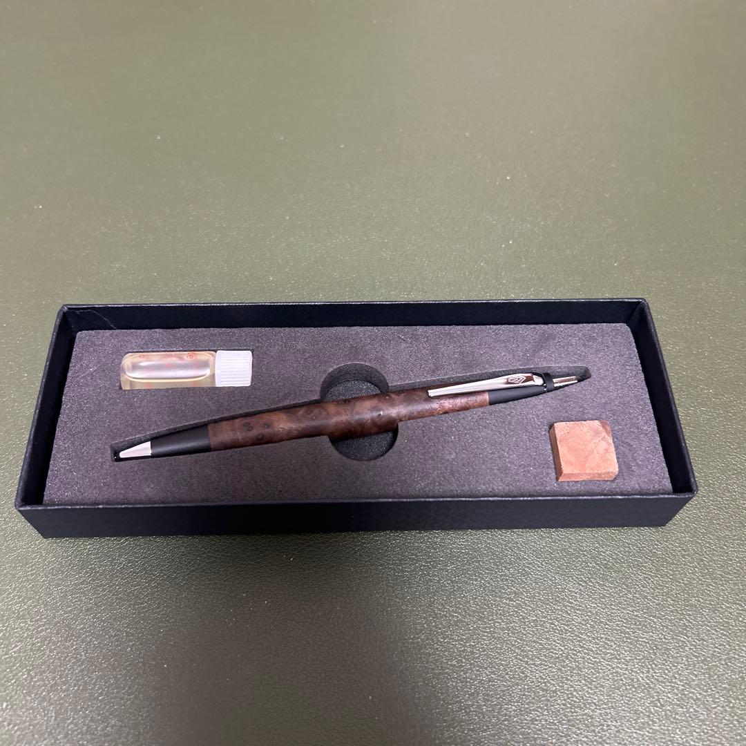 本店限定杢】野原工芸 クラロウォールナット瘤杢 シャーペン