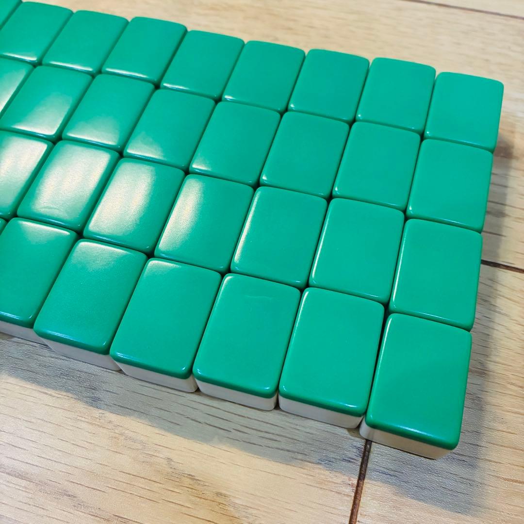 ミズノ 丸一 瑞雲 ずいうん 麻雀牌 背緑 箱付き