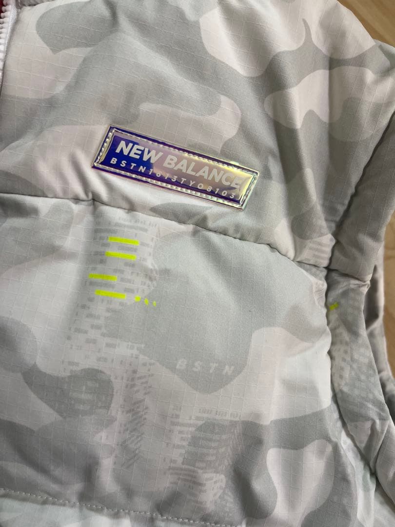 New balance 4way中綿ジャケット フルジップブルゾン カモフラ柄