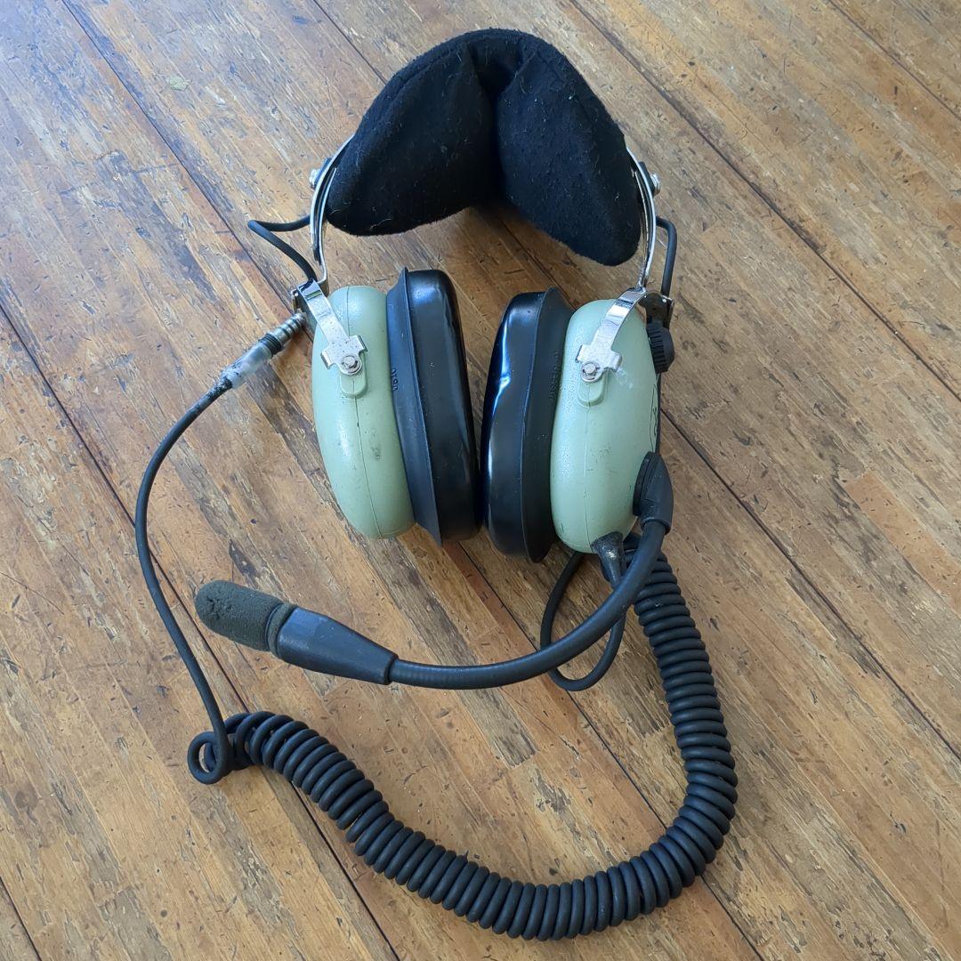 米軍実物 David Clark デビッドクラーク 航空機用 ヘッドセット