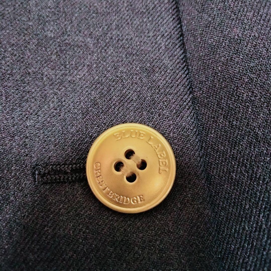 美品BLUE LABEL CRESTBRIDGEウールライクポリエステルスカート