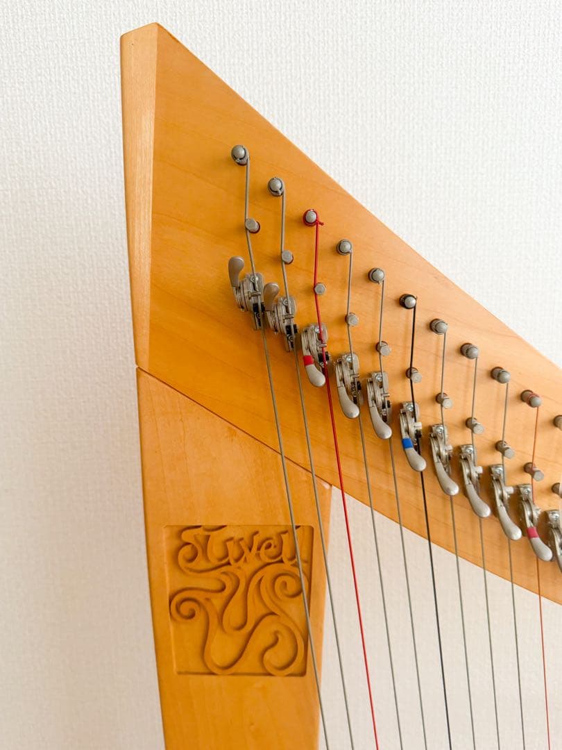 美品】ハープ スティヴェル アイリッシュ グランド レバーハープ