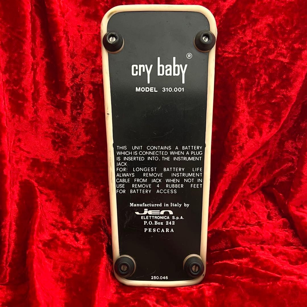 ビンテージ JEN cry baby ワウペダル　イタリア製　赤FASEL