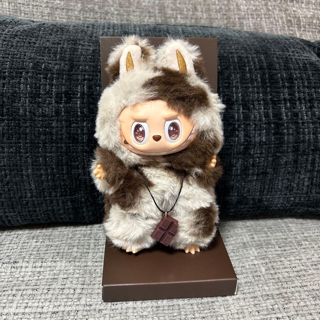 海外限定 LABUBU ジモモ ラブブ カスタム チョコ ストラップ付