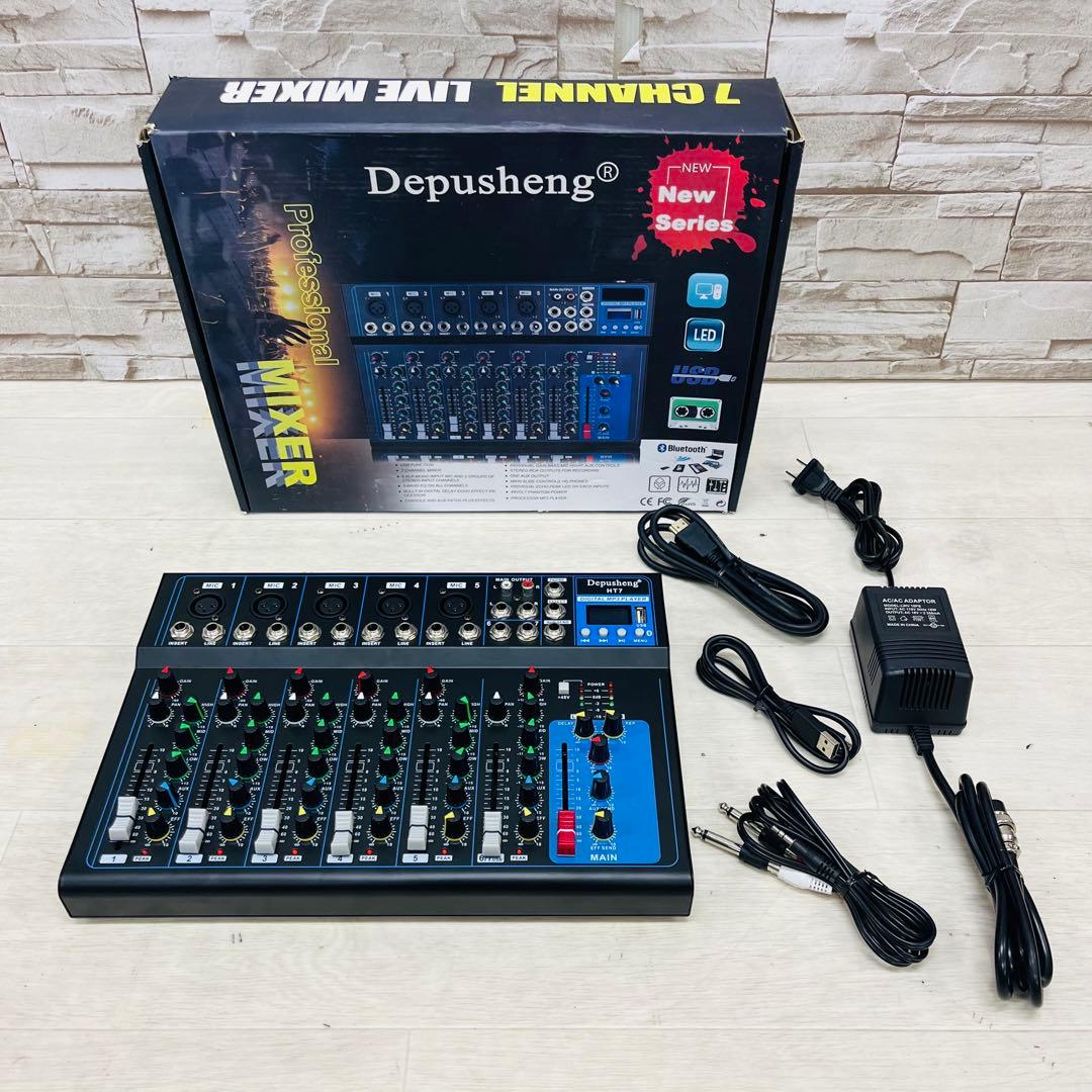 美品 Depusheng HT7 Bluetoothポータブルオーディオミキサー - メルカリ