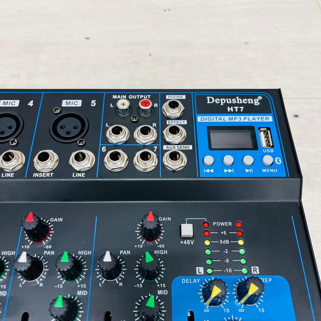 美品 Depusheng HT7 Bluetoothポータブルオーディオミキサー - メルカリ