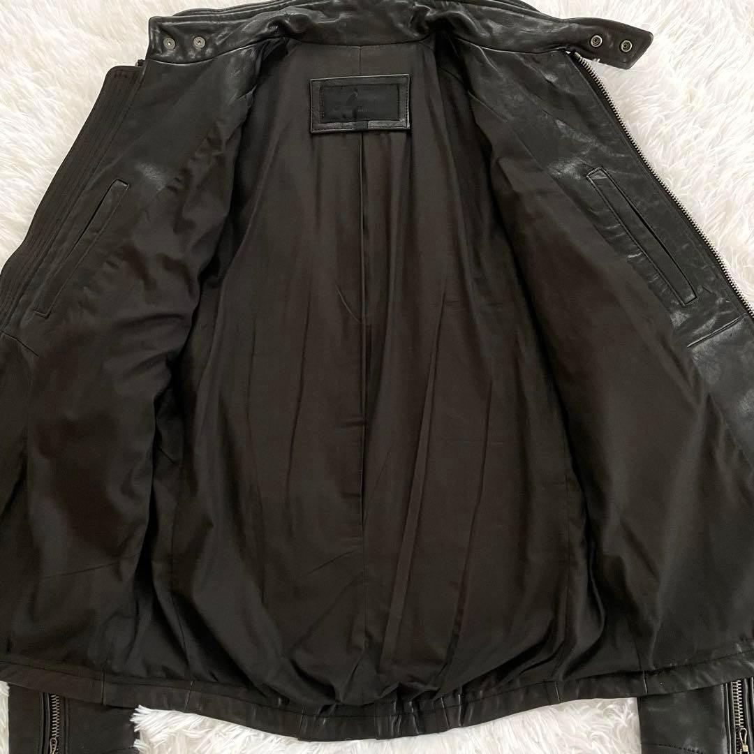 美品 ジャックローズラブメゾン シングルライダースジャケット ホース