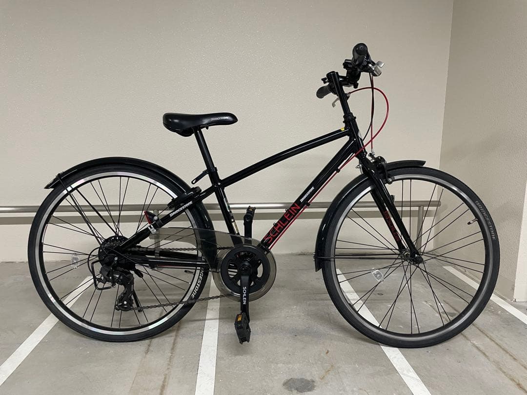 BRIDGESTONE SHLEIN シュライン 24インチ ブラック 7段変速 24型 子供