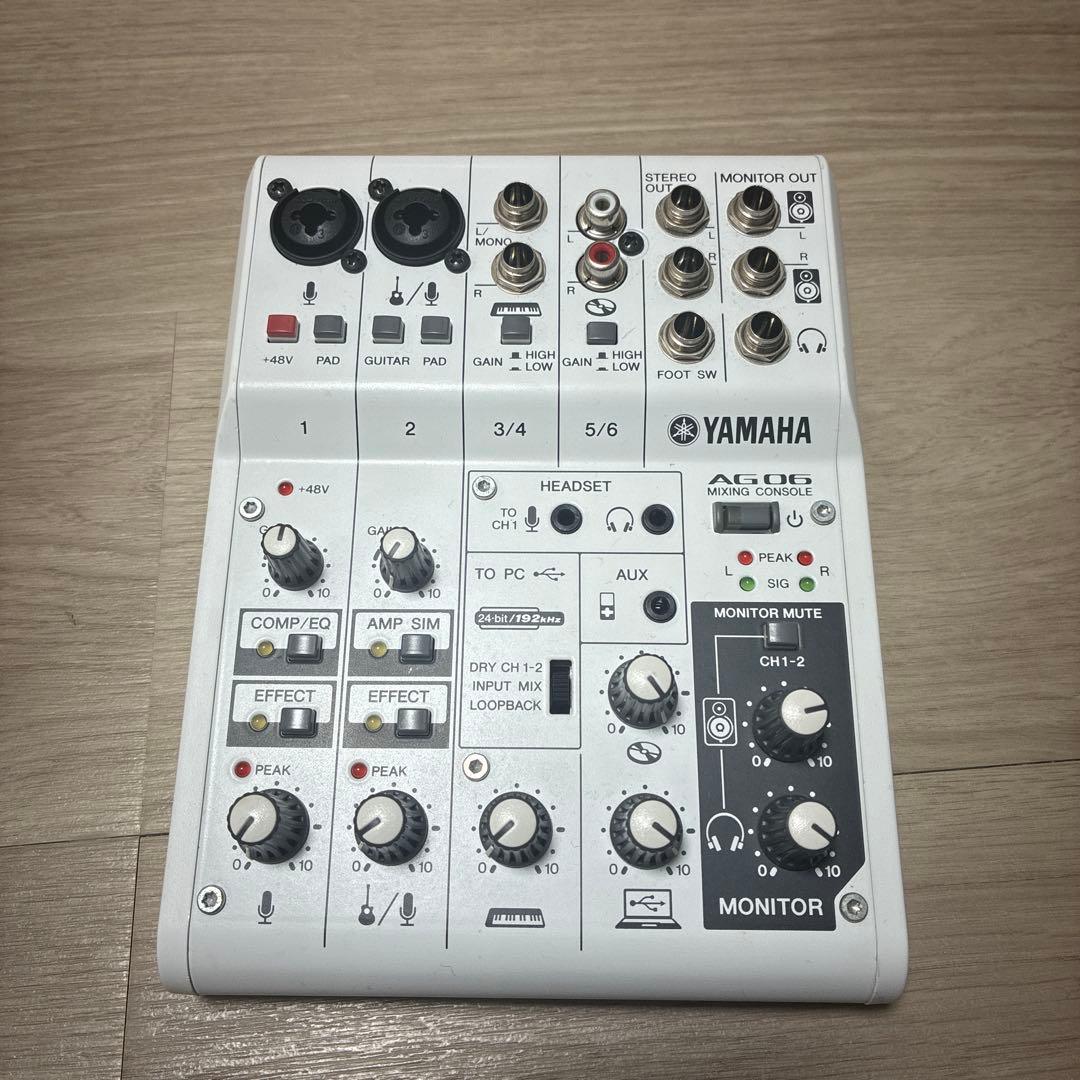 YAMAHA AG06 オーディオインターフェース - メルカリ