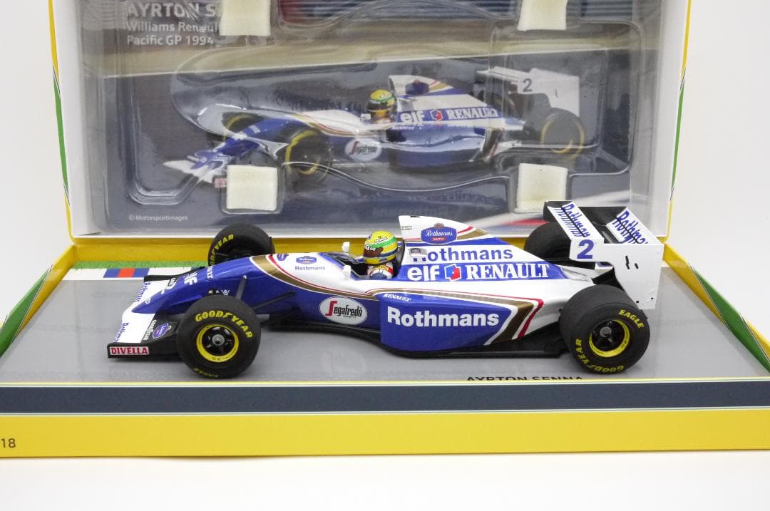 1/18 ウィリアムズ FW16 パシフィックGP 岡山 ロスマンズ A.セナ