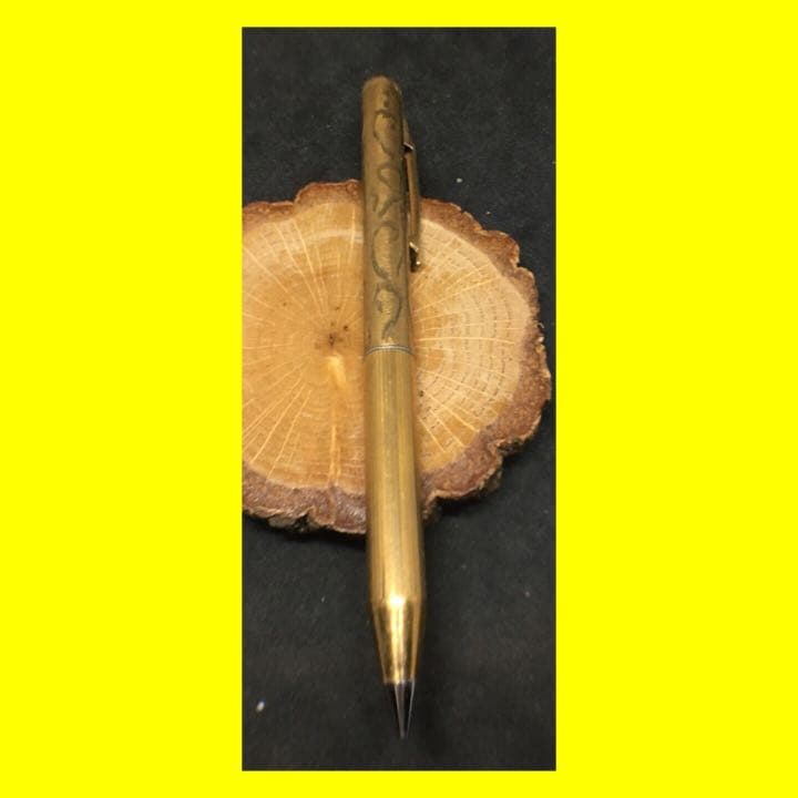 アメリカ製 シャープペンシル 筆記具 文具 彫金 貴金属 金細工