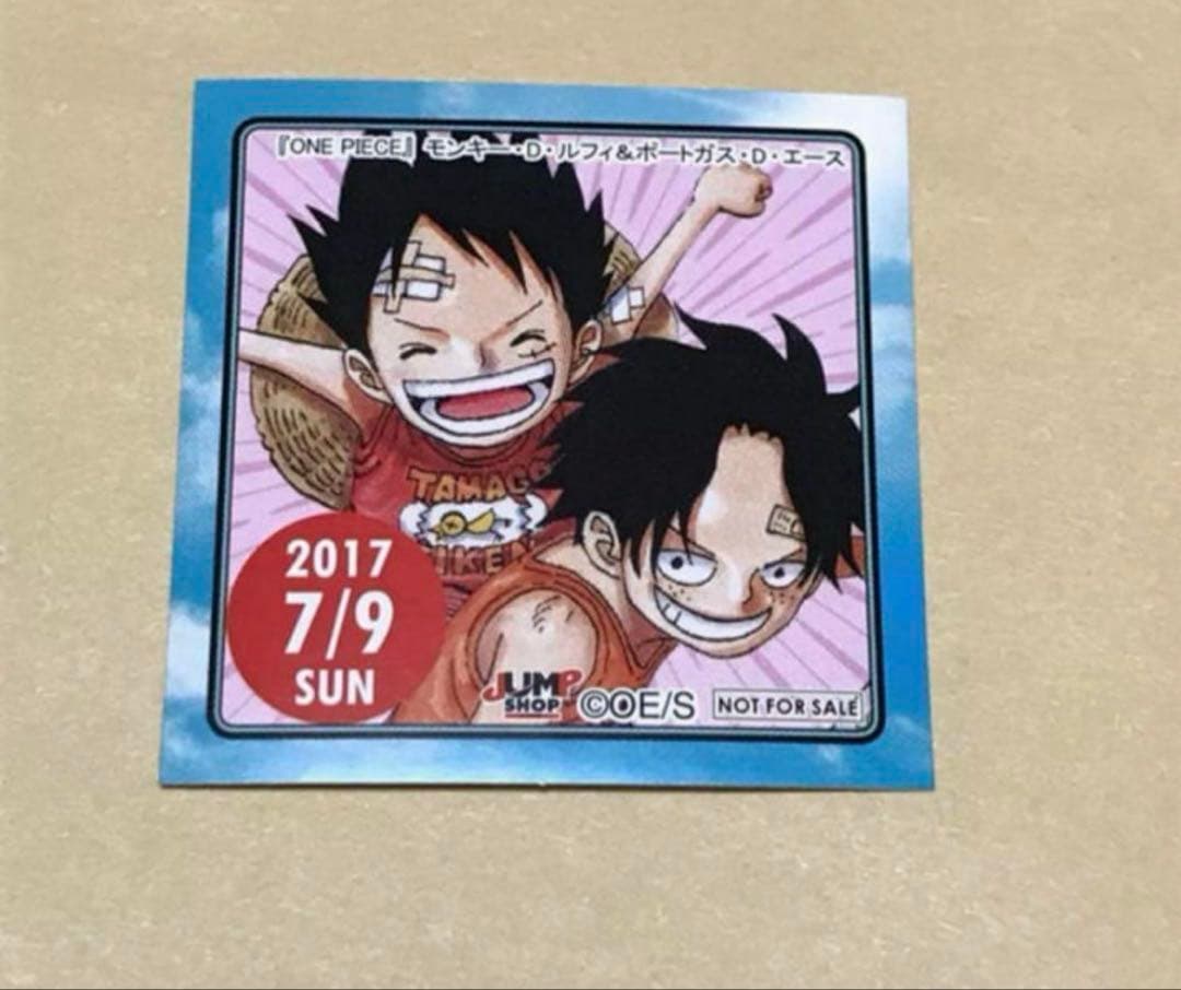 ONE PIECE エース 缶バッジ 365日ステッカー 7点セット ONE PIECE
