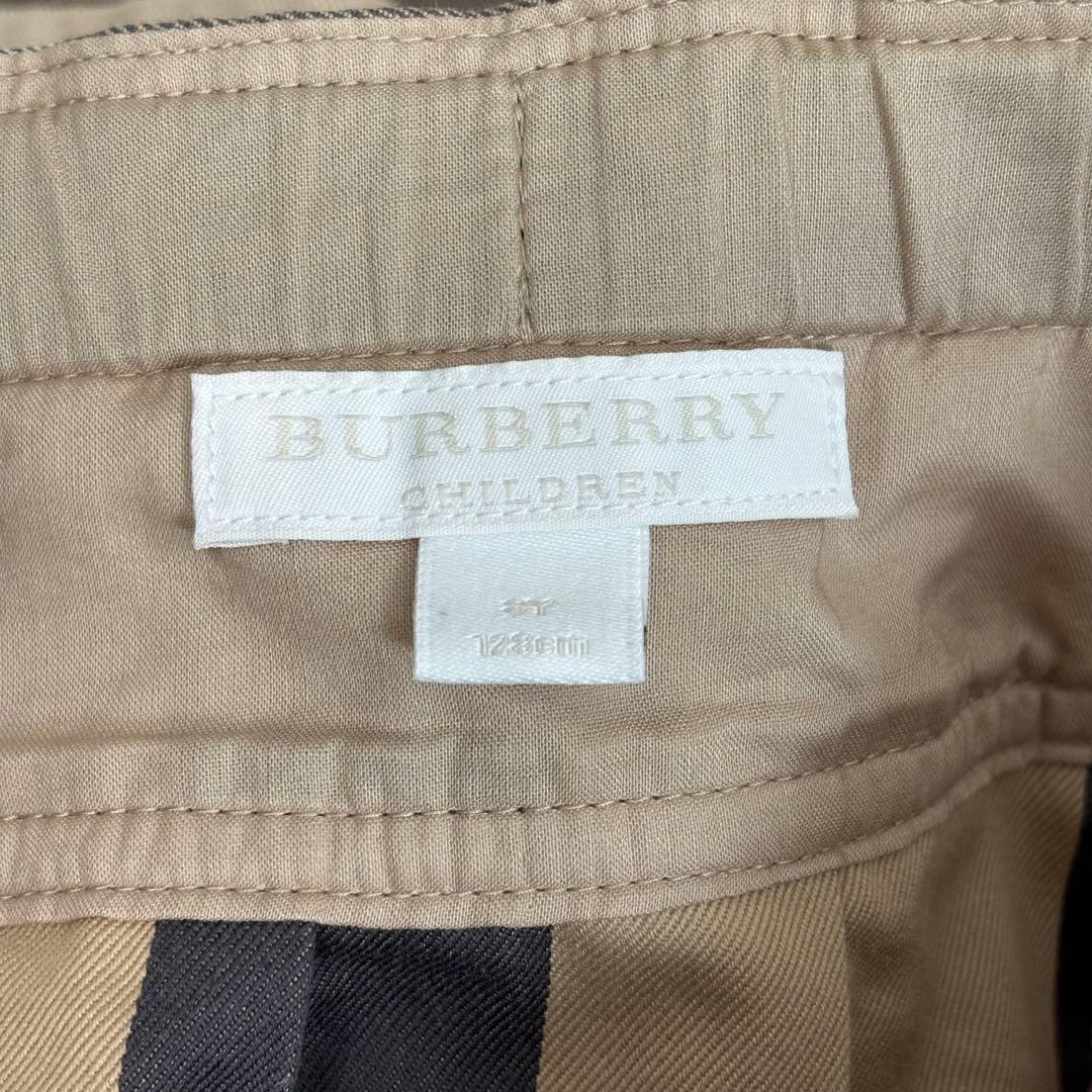 バーバリーチルドレン　メガチェック　ノバチェック　プリーツスカート　120