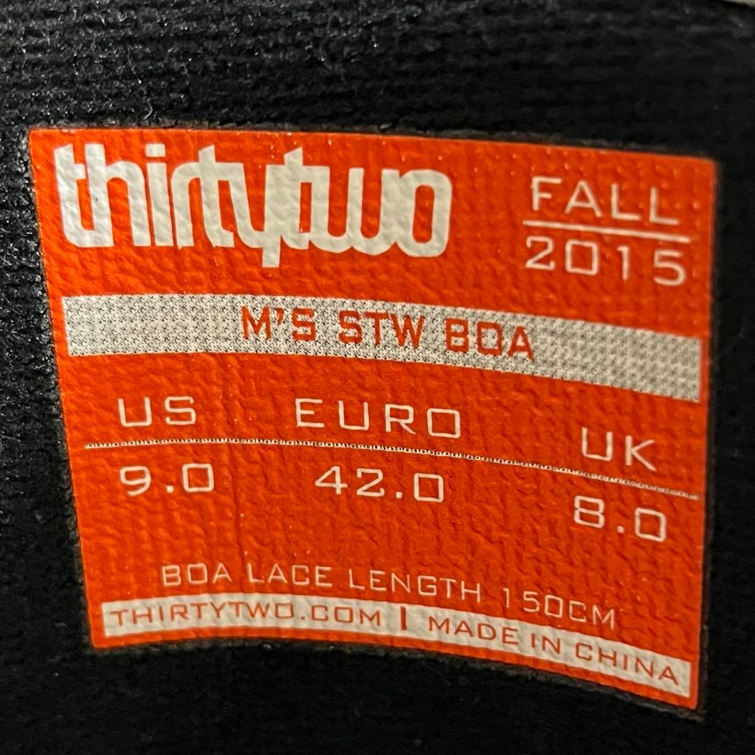 【即日発送】thirtytwo スノボ　M’S STW BOA 27.0cm