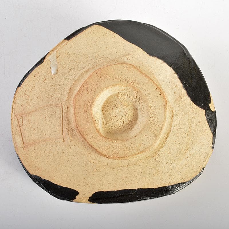 北大路魯山人作 織部焼 於里辺 茶碗 共布共箱 M R7472 - メルカリ