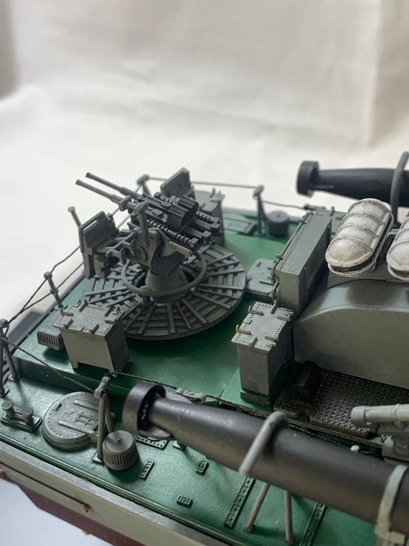 タミヤ1/72イギリス海軍魚雷艇ボスパー　完成品