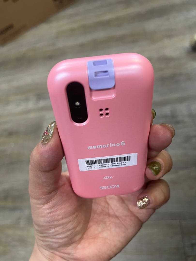 mamorino6 ホワイト/ピンク 本体 mamorino6 本体 ピンク
