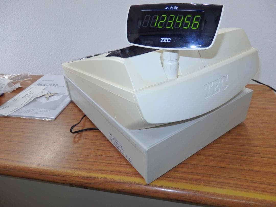 1221白 設定無料 MA-550 レジスター 軽減税率対応 5部門