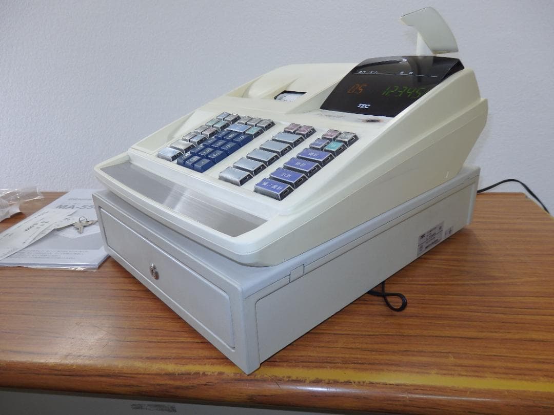 1221白 設定無料 MA-550 レジスター 軽減税率対応 5部門