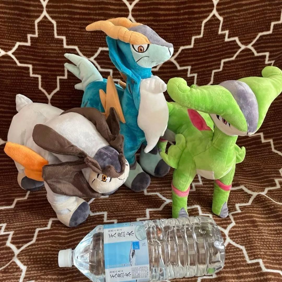TOMY ぬいぐるみ　ポケモン　テラキオン　コバルオン　ビリジオン　特大