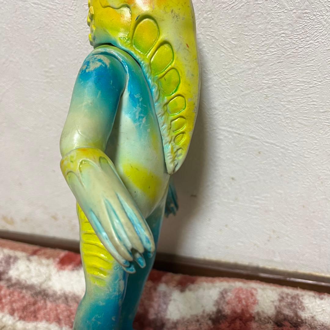 メトロン星人　マルサン　円谷プロ　ソフビ　当時物