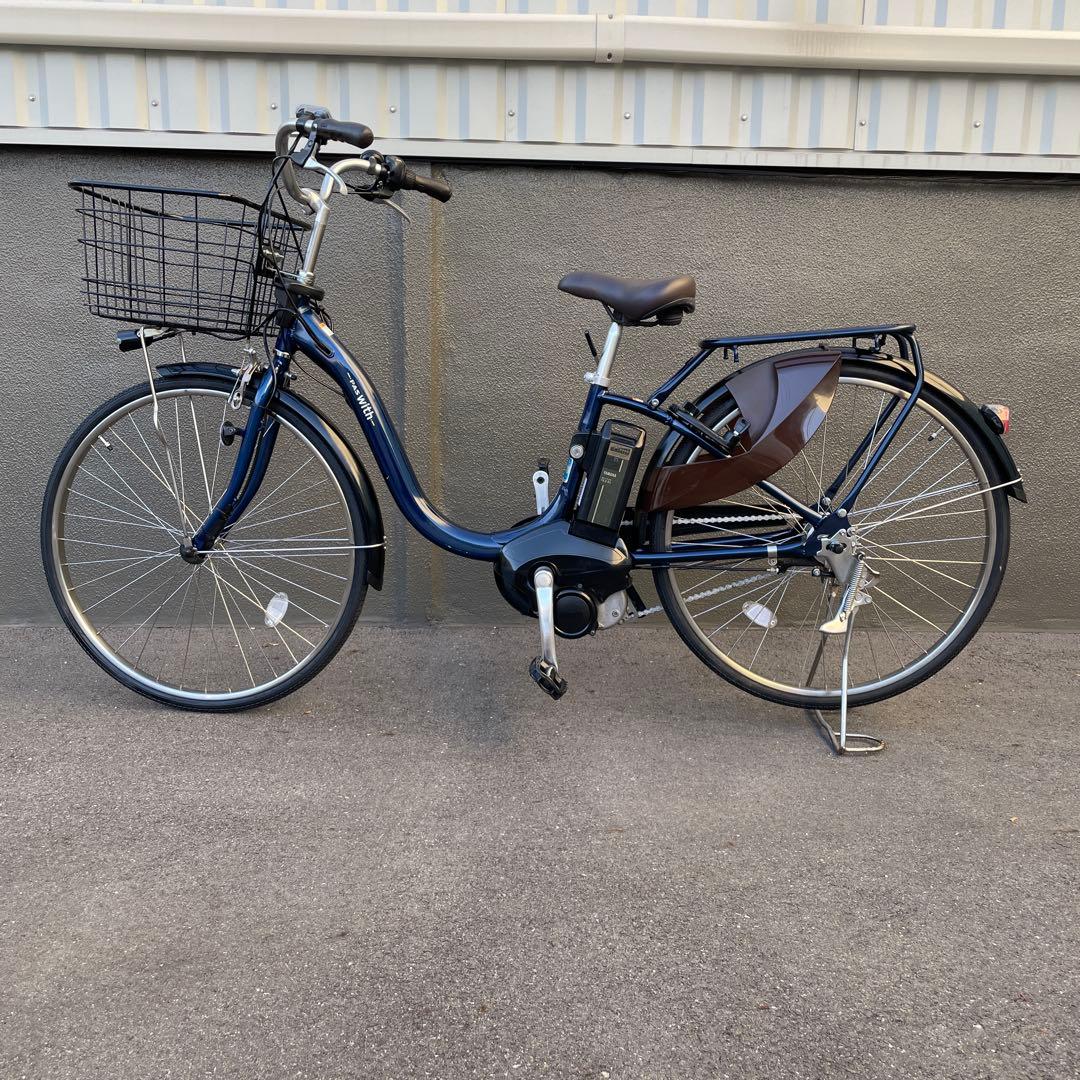 ヤマハ電動アシスト自転車26インチ 12.3Ah ブルー - メルカリ