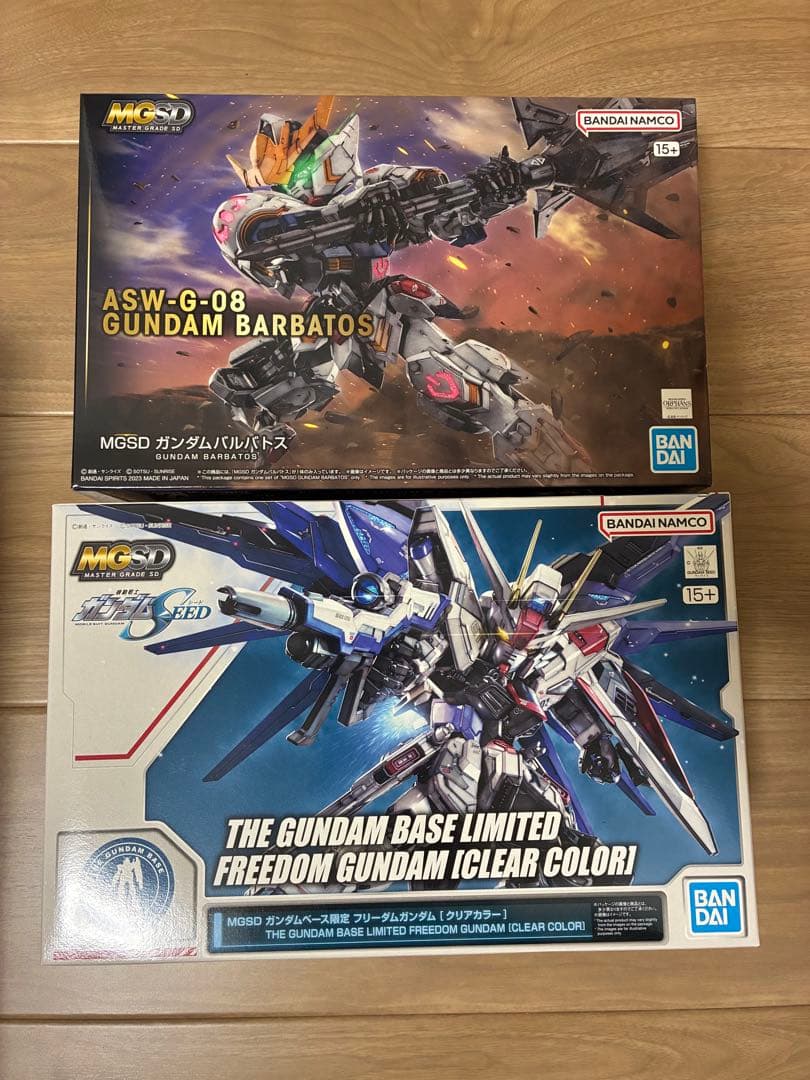 MGSD 2体セット バルバトス / フリーダムガンダム クリアカラー - メルカリ