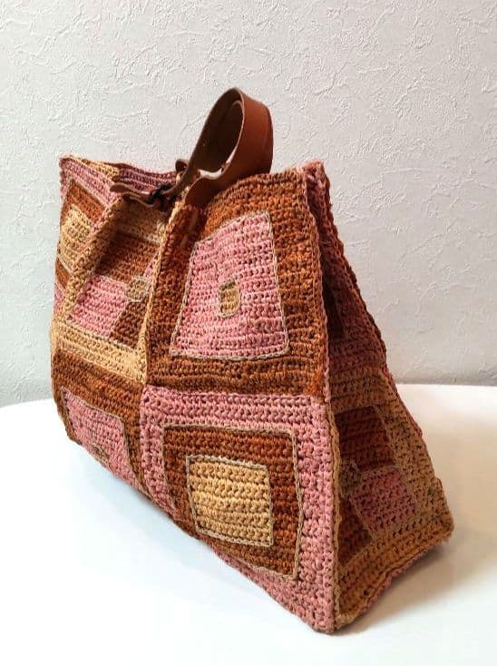 ジャマンピュエッシュ　かごバッグ　大型トートバッグ