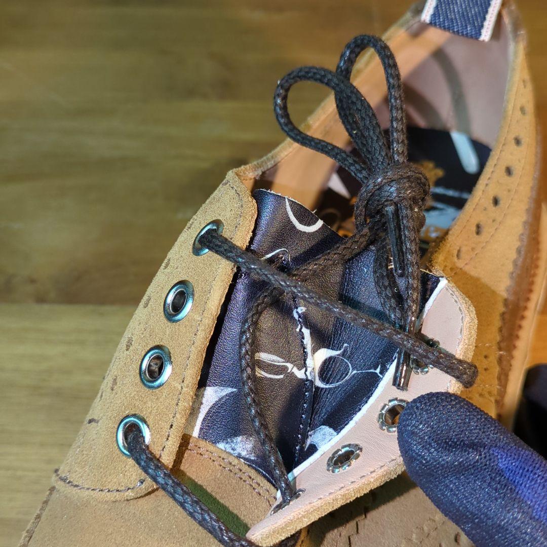 新品 定価12万◆トリッカーズ デンハム コラボ 牛革 シューズ　バートン　革靴