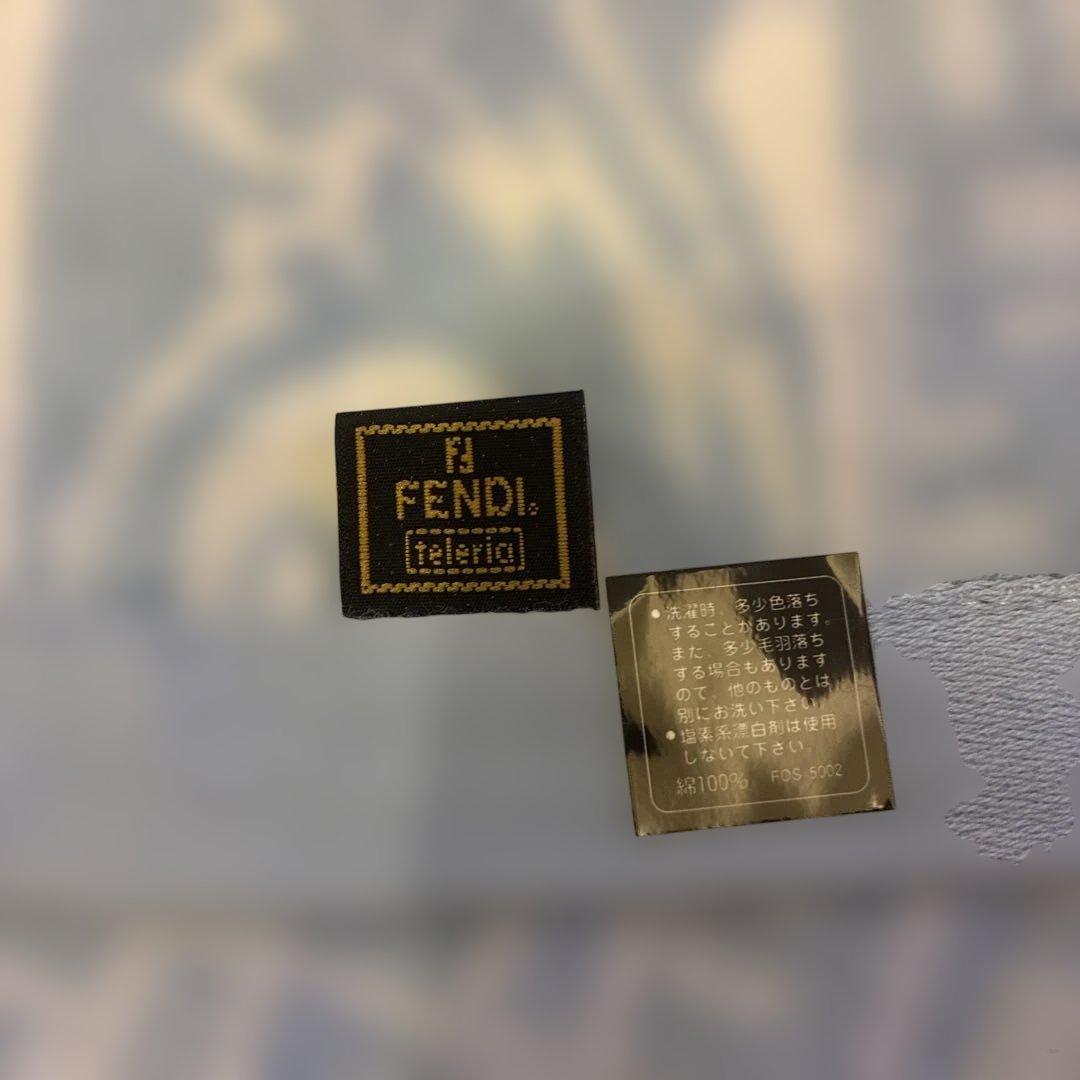 新品未使用‼︎FENDI バスタオル 水色 ロゴ入り - メルカリ