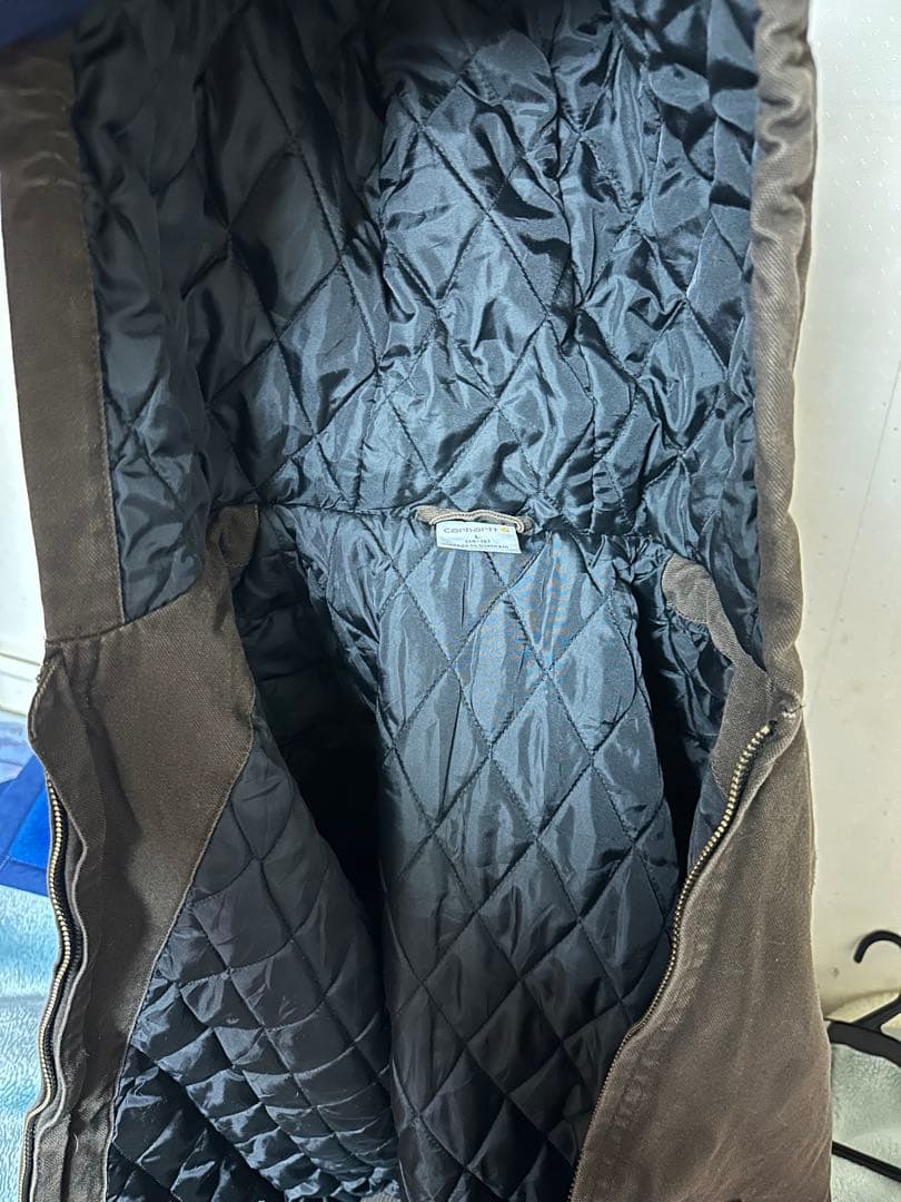 carhartt アクティブジャケット ブラウン ダック生地