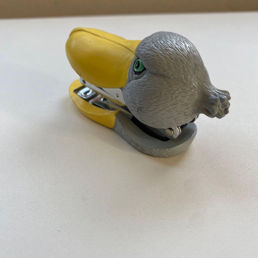 ハシビロコウテープディスペンサー ホッチキス 小物入れ(値下げ可・ご