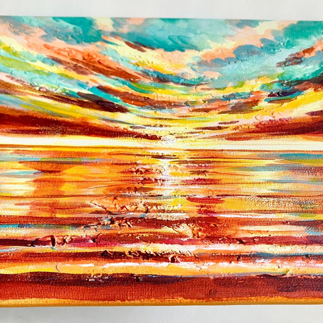 空と海水彩ガッシュ画