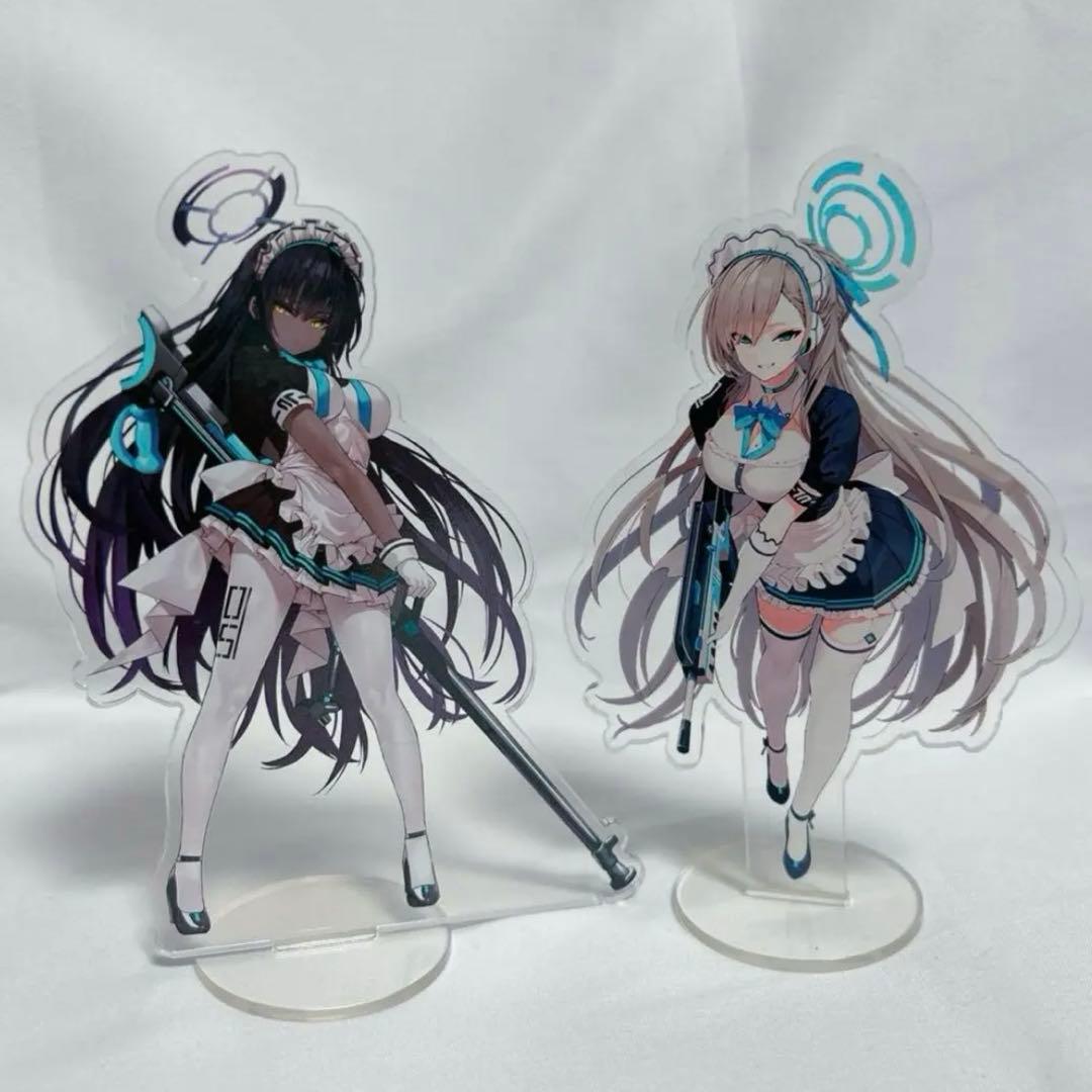 ブルアカ アクスタ セット売り アスナ カリン 15cm 美品 C&C - メルカリ